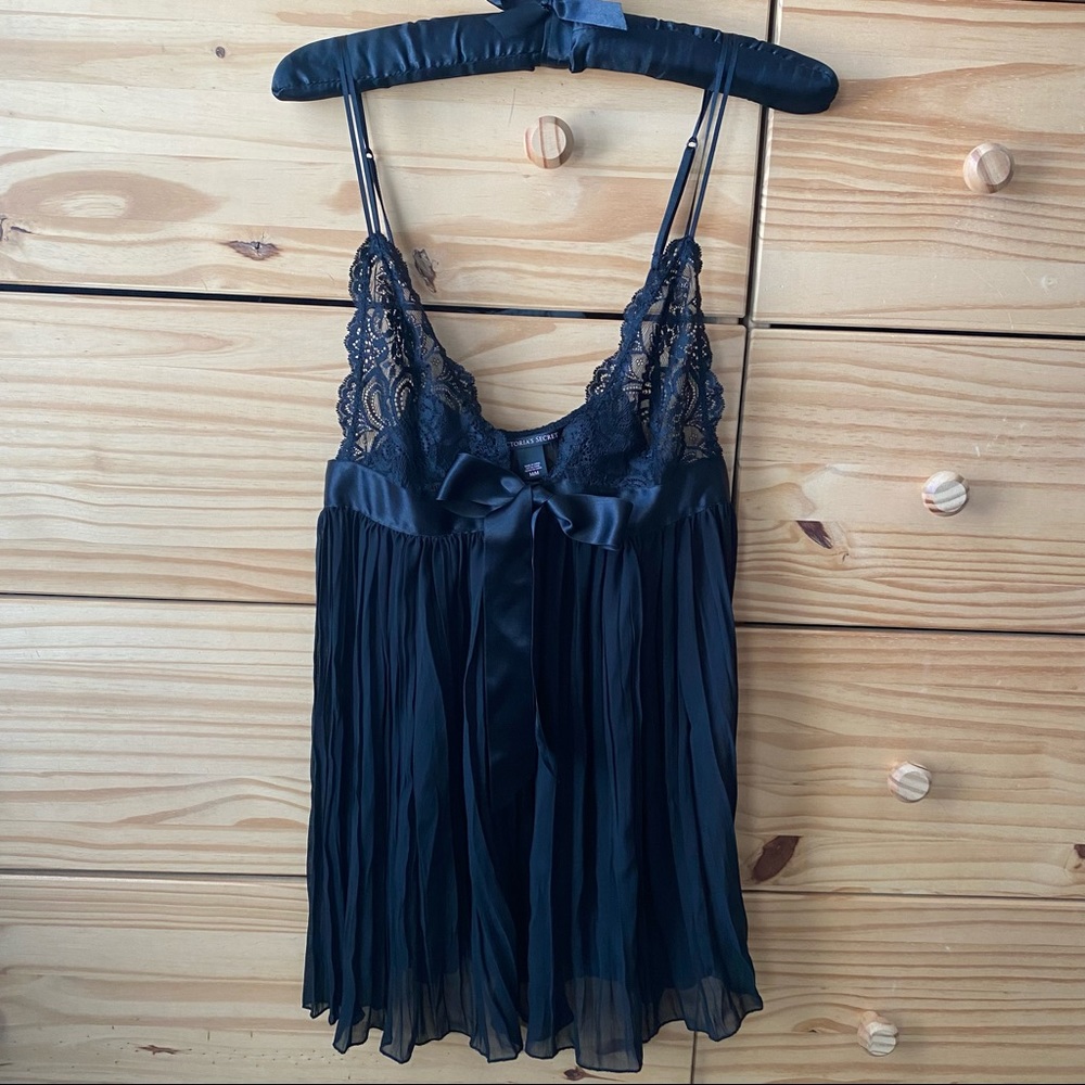 Victoria’s Secret + Babydoll Lingerie + Black + M